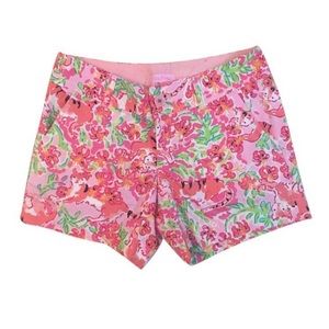 Lilly Pulitzer Call Me Kitty Cat shorts